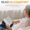 Brookstone Tablet Lap Cushion - Tablet and Phone Holder for Bed, Flights, and Travel, Two Angled Memory Foam Lap Desk for Reading and Hands Free Viewing, Compatible iPad and Kindle Accessories, Blue view 4