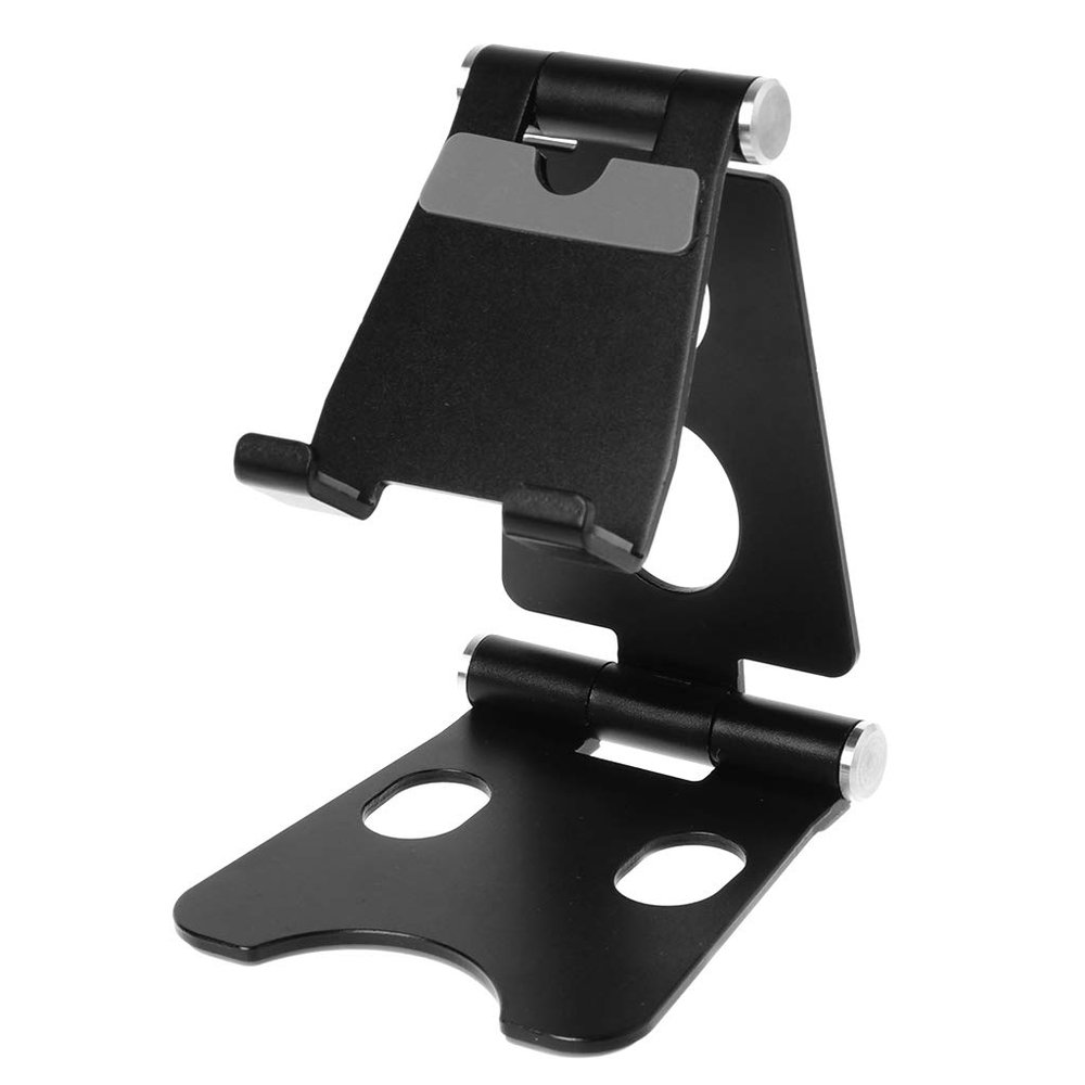 YOGOTEU Aluminium Alloy Foldable Desktop Rotary Tablet Stand Phone Holder Mount Bracket for Phone