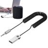 Wireless Aux Adapter - Built in Microphone Aux Car Adapter, Stereo Sound Aux Adapter | Car Wireless Audio Receiver, Sophisticated Design Wireless Adapter to 3.5mm Jack for Music and Hands Calling view 1