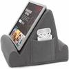 Brookstone Tablet Lap Cushion - Tablet/Phone/Ebook Holder for Bed, Flights, and Travel, Memory Foam Lap Desk for Reading and Hands Free Viewing, Compatible iPad and Kindle Accessories, Grey view 1