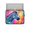 11 12 13 15 17" inch Tablet/Laptop/Notebook Computer Sleeve Case Bag Classic Tie Dye Watercolor Zebra Animal Print Pattern Design Blue Pink Purple Tye Dyed Cute Carrying Cover Bag view 2