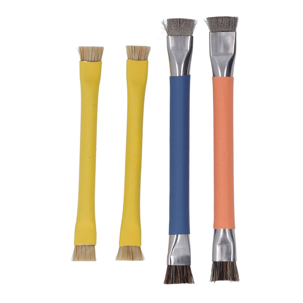 TANIQIACA 4 - Piece Keyboard Cleaning Kit: Anti - Static, Durably Stainless Steel Brushes for Electronic Maintenance