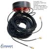CompuPort 3in1 Combination M2M Puck Antenna 5G/WiFi/GPS(GLONASS) with 3x15' SMA Cables for IoT, Utility, Vehicles and Remote Monitoring view 3