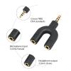 MLWSKERTY 2PCS 3.5mm TRRS Headphone Microphone Splitter Adapter for 3.5mm Standard Devices Various view 4