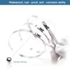 ANRUWEI Metal strapping,metal straps heavy duty,100PCS 4.6 * 300mm Premium Stainless Steel Cable Ties, SS304 Stainless Steel Zip Ties, Metal Cable Ties, Silver view 2