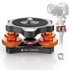 K&F CONCEPT Tripod Leveling Base, Aircraft Grade Aluminum Leveler Stand, 3/8or 1/4Thread, +/-5Precise Angle AdjustmentIdeal Tripod Base for Macro and Panoramic Photography. view 1