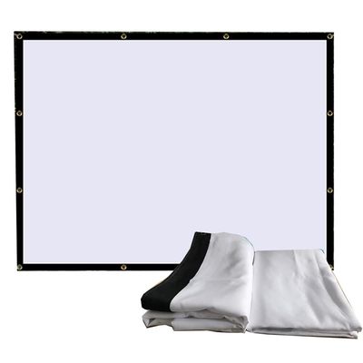 ZYXQQJ 150 Inch Projector Screen 16:9 Large Movie Projection Screen Folding Home Theater Portable Indoor Outdoor HD Projection Screen(4:3,180inch)