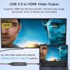 USB 3.0 to HDMI Adapter, USB 3.0 Hub with HDMI 1080P, USB-A&C Data & Power Ports, Docking Station Extender for Monitor, PC, Laptop, Desktop Support Windows 7/8/10 & Mac OS view 3