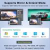 USB 3.0 to HDMI Adapter, USB 3.0 Hub with HDMI 1080P, USB-A&C Data & Power Ports, Docking Station Extender for Monitor, PC, Laptop, Desktop Support Windows 7/8/10 & Mac OS view 4