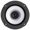 Kicker 51KM614FL 6.5-Inch (165mm) Thin-Mount Marine Coaxial Speakers with RGB LED, 4-Ohm, White & Silver Grilles Included view 2