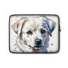 Art and Beyond Protective Sleeve Case for iPad Regular, Air, Pro 9 10 11 12 13"" inch Puppies Pet Dogs Cute Watercolor White Akbash Dog Breed Puppy Design Cute Carrying Cover Bag view 1