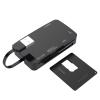 JMT 6in1 USB2.0 Smart Card Reader 480Mbps CR337 Compatible with Micro SD MS M2 SD/MMC IC ID SIM CAC DNIE ATM Bank Card view 1