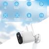 Rraycom 2K QHD Color Night Vision Security Cameras Wireless Outdoor, 12000mah Battery, IP66 Waterproof, Two-Way Audio, 120FOV, Motion Sensor, Alexa Compatible 4PACK BW4 Plus view 2