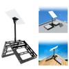 Adjustable Starlink Gen 3 Roof Ridge Mount, Ybervont Starlink Mounting Kit Gen 3 with 0-30 Adjustable Starlink Gen 3 Pipe Adapter, Starlink Roof Mount Kit for Starlink Internet Kit Satellite, Black view 1