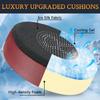 SOULWIT Cooling Gel Earpads Replacement for Jabra Evolve2 65 (Evolve 2 65MS 65UC MS UC)/Evolve2 40 (40UC 40MS USB)/Elite 45h On-Ear Wireless Headset, Ear Pads Cushions with Ice Silk Fabric - Burgundy view 3