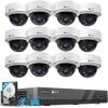 4COVR 16 Channel Security Camera System PoE, 12Pcs IK10 Vandal-Proof 5MP 2.8-12mm Dome IP Camera for Business, IP67 Human/Vehicle Detection, 16CH Commercial 4K NVR 4TB HDD, LY57BA5M1612 view 1
