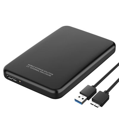 USB3.0 External Hard Disk 500GB 1TB 2TB Storage Device Drive 7200rpm Drive Mobile Hard Disk HDD 2.5" (Color : Black, Size : 1TB)