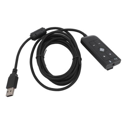 USB to 3.5mm Jack Audio Sound Card Adapter with Headphone and Microphone Jack for Kingston Cloud II PC,Laptop,Linux,Desktops, and More Device