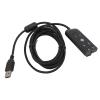 USB to 3.5mm Jack Audio Sound Card Adapter with Headphone and Microphone Jack for Kingston Cloud II PC,Laptop,Linux,Desktops, and More Device view 1