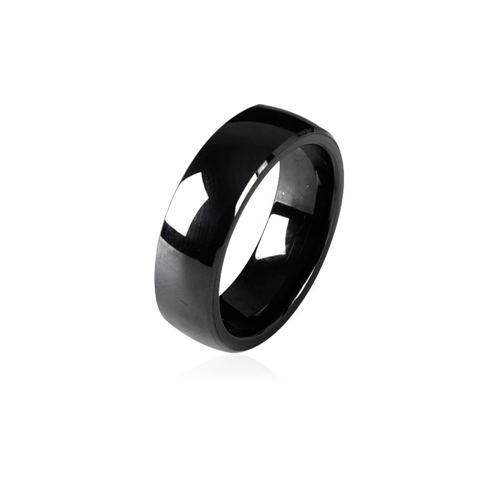 ZERTRAN Tesla Smart Key Tesla Smart Ring Tesla Key Accessories Key Card Model 3/Y Key Fob Replacement Ceramic RFID Smart Ring for Tesla Model 3 Model YUS Size 9