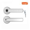YAXRO T2 Tuya App Mobile Smart Lock Control Intelligent Biometric Identification Fingerprint Password Single Lock Wooden Door(Silver Tuya) view 4