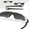 Bowyer 1 Pair Replacement Rubber Kits Compatible with Oakley Radar EV Pitch OO9211 / Path OO9208 / Path Asian Fit OO9275 Sunglass-Black view 2