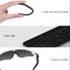 Bowyer 1 Pair Replacement Rubber Kits Compatible with Oakley Radar EV Pitch OO9211 / Path OO9208 / Path Asian Fit OO9275 Sunglass-Black view 3