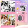 Kids Instant Print Camera - Christmas Birthday Gifts for Girls Boys, Instant Cameras That Print Photos for 4 5 6 7 8 9 10 Year Old Girl Birthday Gift with 32GB SD Card view 3