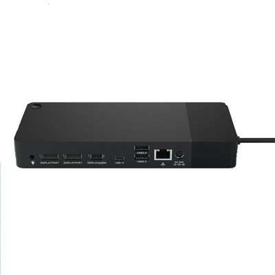 JMT USB-C Docking Station DP 4K 60HZ Triple Display RJ45 Gigabit Ethernet Hub 3.5mm Audio Jack HUB Compatible with HDMI