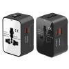 Universal Travel Adapter 2 Pack with 3.0A PD USB-C & QC USB-A Ports, Fast Charging International Plug Adapter, Worldwide Wall Charger AC Power Plug Converter Adaptor for US to EU UK AUS Asia view 1