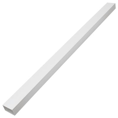 Gecheer Cable Trunking Cable Hider, Cord Hider Wire Hiders for TV on Wall, Self-Adhesive 2.4"x1.6" 98.4' PVC SF280768A