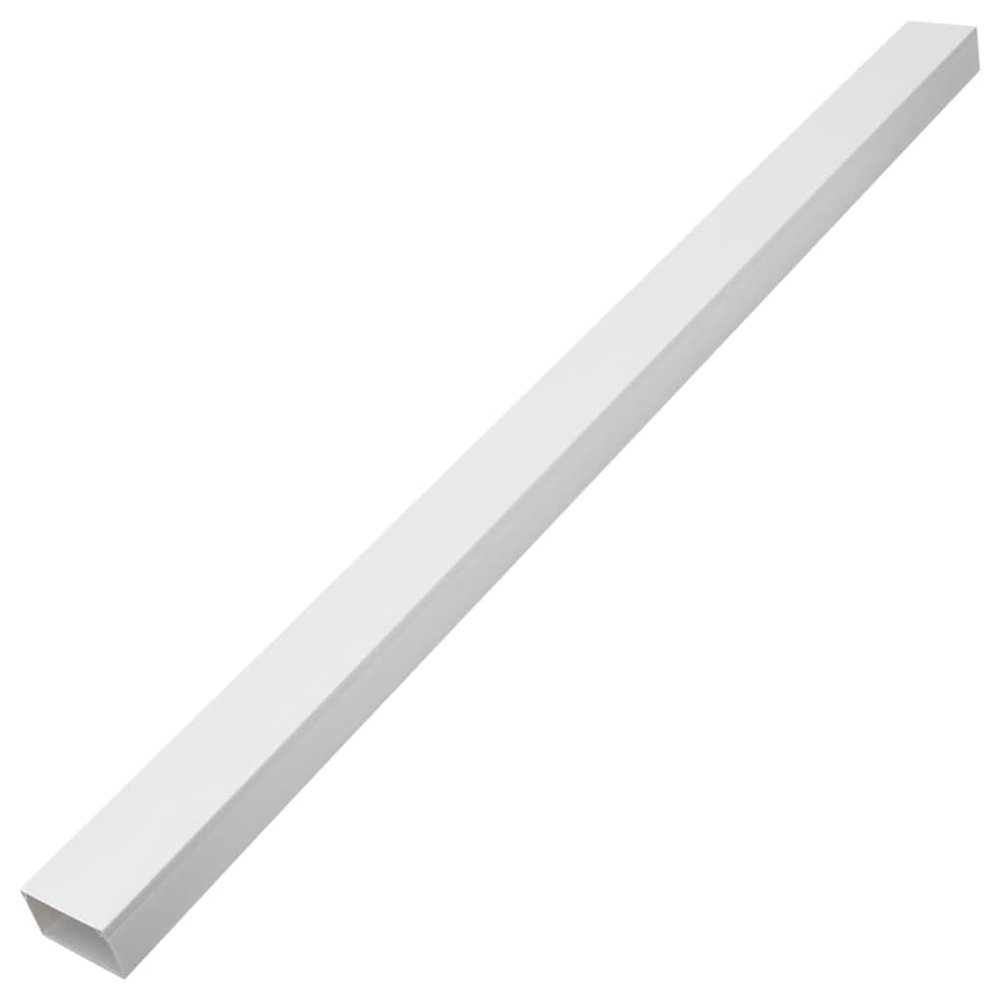 Gecheer Cable Trunking Cable Hider, Cord Hider Wire Hiders for TV on Wall, Self-Adhesive 2.4"x1.6" 98.4' PVC SF280768A