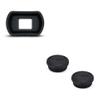 Long Soft EF Eyecup Eyepiece Viewfinder & 2-Pack EF/EF-S Mount Body Cap Rear Lens Cover for Canon EOS Rebel T7 T6 T5 T8i T7i T6s T6i T5i SL3 SL2 90D 80D 77D 70D 60D 5D Mark II 6D Mark II & More Camera view 1