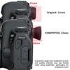 Long Soft EF Eyecup Eyepiece Viewfinder & 2-Pack EF/EF-S Mount Body Cap Rear Lens Cover for Canon EOS Rebel T7 T6 T5 T8i T7i T6s T6i T5i SL3 SL2 90D 80D 77D 70D 60D 5D Mark II 6D Mark II & More Camera view 3