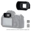 Long Soft EF Eyecup Eyepiece Viewfinder & 2-Pack EF/EF-S Mount Body Cap Rear Lens Cover for Canon EOS Rebel T7 T6 T5 T8i T7i T6s T6i T5i SL3 SL2 90D 80D 77D 70D 60D 5D Mark II 6D Mark II & More Camera view 4
