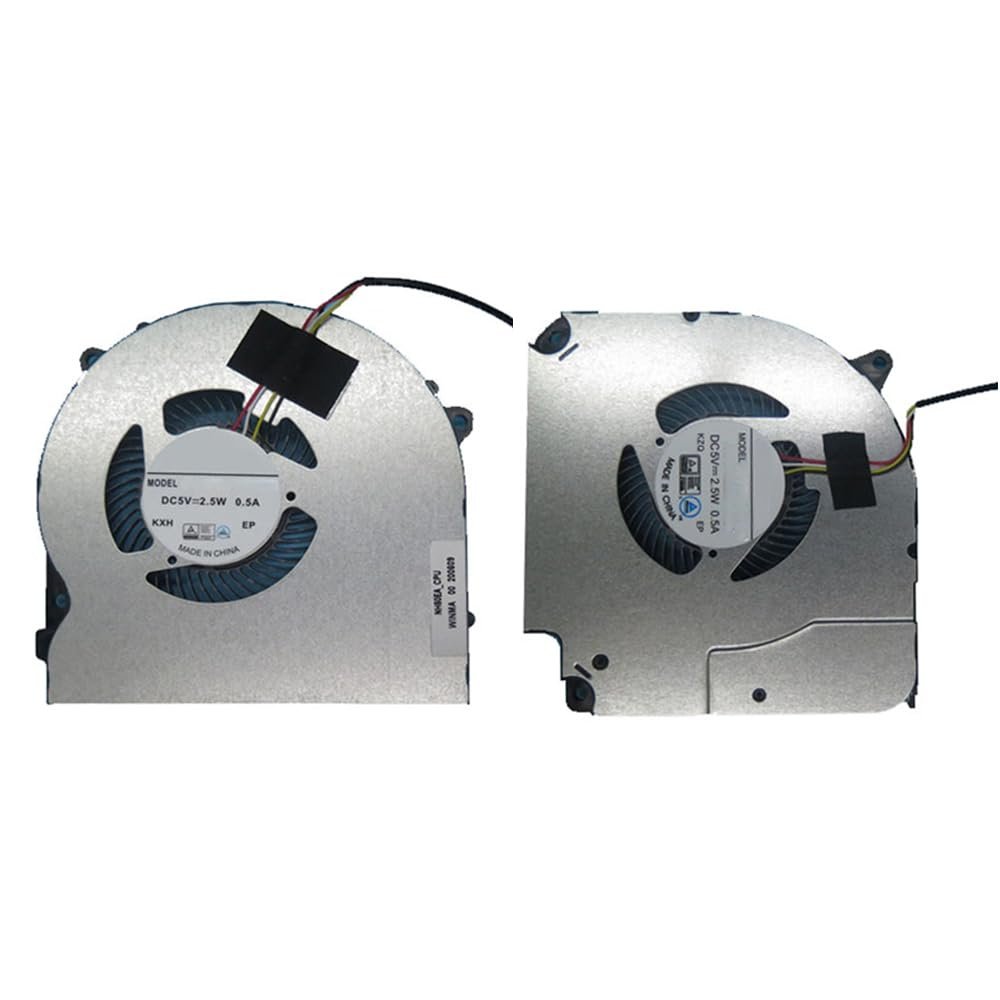 GAOCHENG Laptop CPU GPU Fan for Dream Machines NH55DE NH55HH NH55HJ NH55HK NH70RH NH77DE NH77HP NH55DEQ NH55HHQ NH55HJQ NH55HKQ NH70RHQ NH77DEQ NH77HPQ DC5V 2.5W 0.5A 4PIN A Pair New
