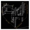 AVXANKTG DL-WA-88ST 50KG 3 Arm 55 Inch 42 Inch Retractable LED TV Full Motion LCD Wall Mount Bracket Pull Down TV Lift view 2