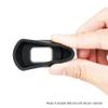 Long Soft Eyecup Eyepiece Viewfinder Cover & Microfiber Padded Hand Strap for Nikon D780 D750 D7500 D7200 D7100 D7000 D5200 D5100 D3500 D3400 D3300 D3200 D610 D600 Cameras view 2