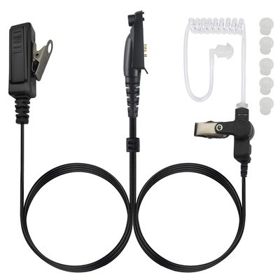 HELETUL Two Way Radio Earpiece Headset Air Acoustic Tube Ear Piece 6 Pin Earphone Headphone for Motorola ex500 gp328plus for Ailunce hd1 for Retevis rt29 nr30 b3h rb23 rb47v rt48 Walkie Talkies