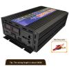 300W Pure Sine Wave Power Inverter, DC 12/24/48V to AC 110/220V Inverter with Two wires, AC Outlets, for Vehicle/Home/RV/Truck,DC12VtoAC110V view 3