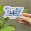 ANHGLORYPAPER Pack 3 John 13 7 Jesus Replied You Don't Understand Now What I Am Doing But Someday You Will Blessed Butterfly Sticker 3"" view 3