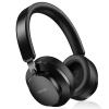Over Ear Headphones Wireless Bluetooth, Noise Cancelling Headphones Bluetooth with Microphone, Cancelling Wireless Headphone Over Ear, 65h Playtime, Clear Calls, Comfort Fit For Travel (Black) view 1