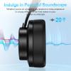 Over Ear Headphones Wireless Bluetooth, Noise Cancelling Headphones Bluetooth with Microphone, Cancelling Wireless Headphone Over Ear, 65h Playtime, Clear Calls, Comfort Fit For Travel (Black) view 3