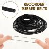 100 Pcs Recorder Rubber Belts 1mm&4mm Width 40-135mm Arcade Belt Cassette Tape Recorder Flat Cassette Tape Machine Rubber Repair Belts view 4