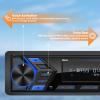 Bluetooth Marine Stereo Single Din - Boat Radio Receiver - Digital LCD Screen AM FM USB 2.1 A Charging AUX-in 4 Volts Preamp Outputs 2 Subwoofer Ports Remote Control view 3