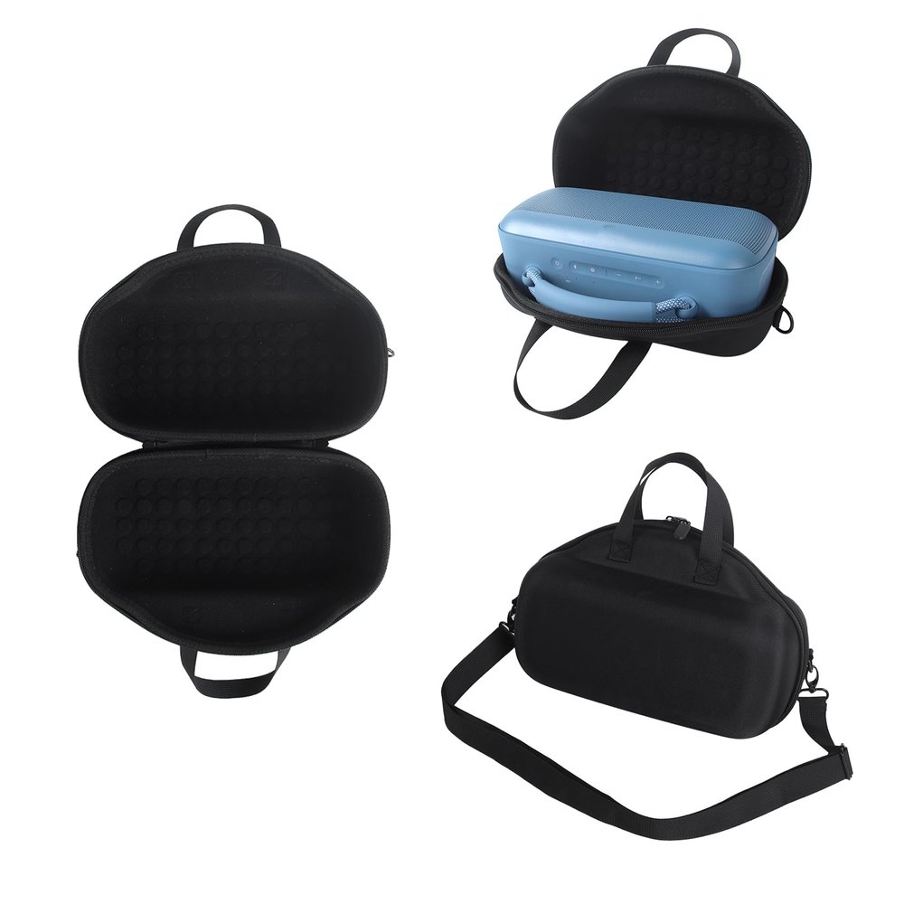 ZLiT SoundLink Max Speaker Case,Hard Shell Travel Carrying Case for Bose SoundLink Max Portable Speaker Case Bag (Inner Black)