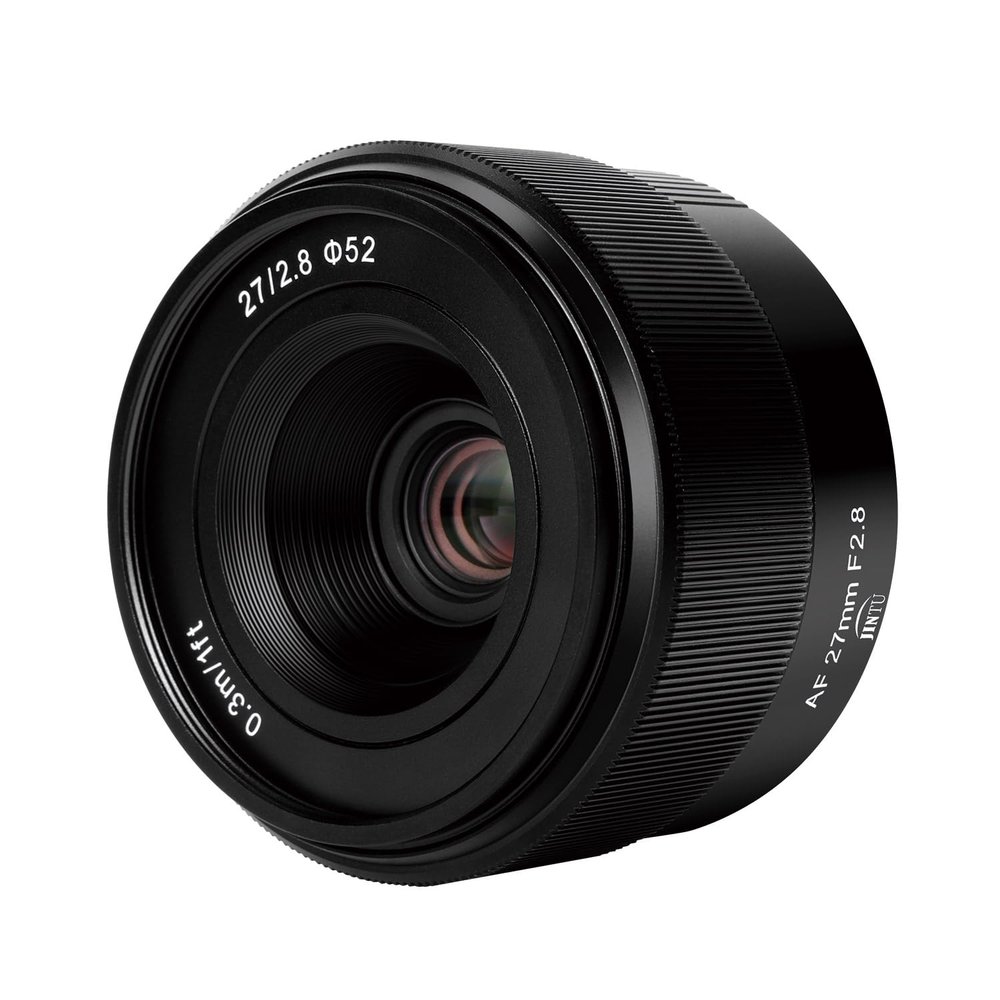 JINTU AF Portrait Lens 27mm f/2.8 Camera Prime Lens Auto Focus for Fuji Fujifilm X-Mount Cameras X-T100 X-T200 X-T30 X-PR01 X-PR02 X-PR03 X-E4 X-T10 X-T2 X-T20 X-T30 X-T3 X-T4 X-T5