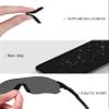 Bowyer 2 Pairs Replacement Nose Pads Compatible with Oakley EVZero Path OO9308 / Pitch OO9383 / Range OO9327 Sunglass-Black view 3