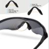 Bowyer 1 Pair Replacement Nose Pads Compatible with Oakley M2 Frame OO9212 / XL OO9343 / Vented Sunglass-Black view 2