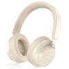 Noise Cancelling Headphones Wireless Bluetooth, Over Ear Headphones Bluetooth with Microphone, Cancelling Wireless Headphone Over Ear, 65h Playtime, Clear Calls, Comfort Fit For Travel (Beige) view 1